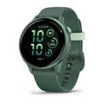 Garmin vívoactive 6 з зеленим силіконовим ремінцем 010-02985-02