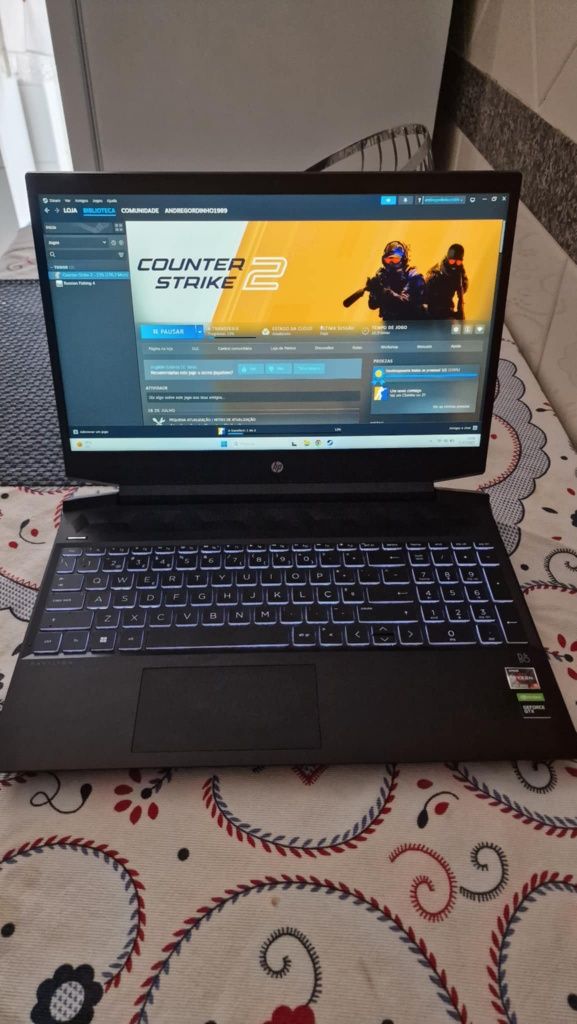 Portátil HP gaming