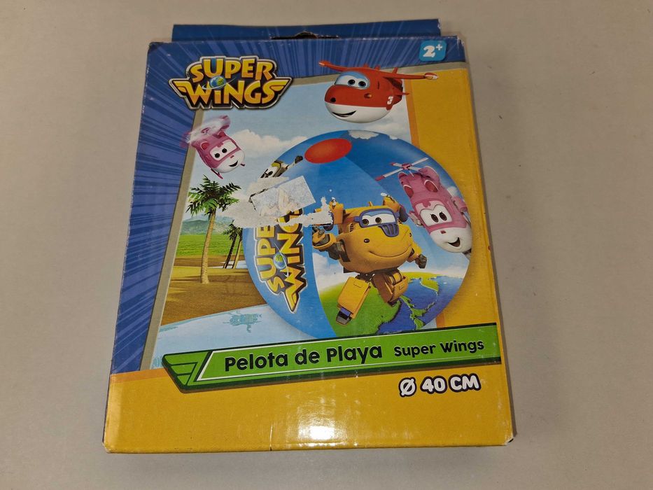 N043 Piłka Plażowa Super Wings Dmuchana Ø 40 CM Dla Dzieci