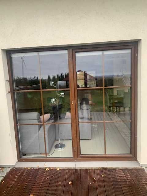 Okazja ! Drzwi tarasowe 2 szt . Używane