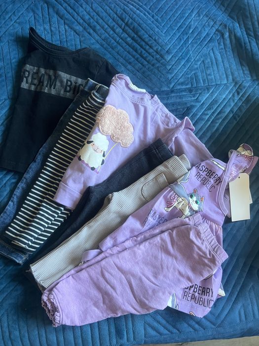 Paczka zestaw dziewczynka 74 smyk H&M