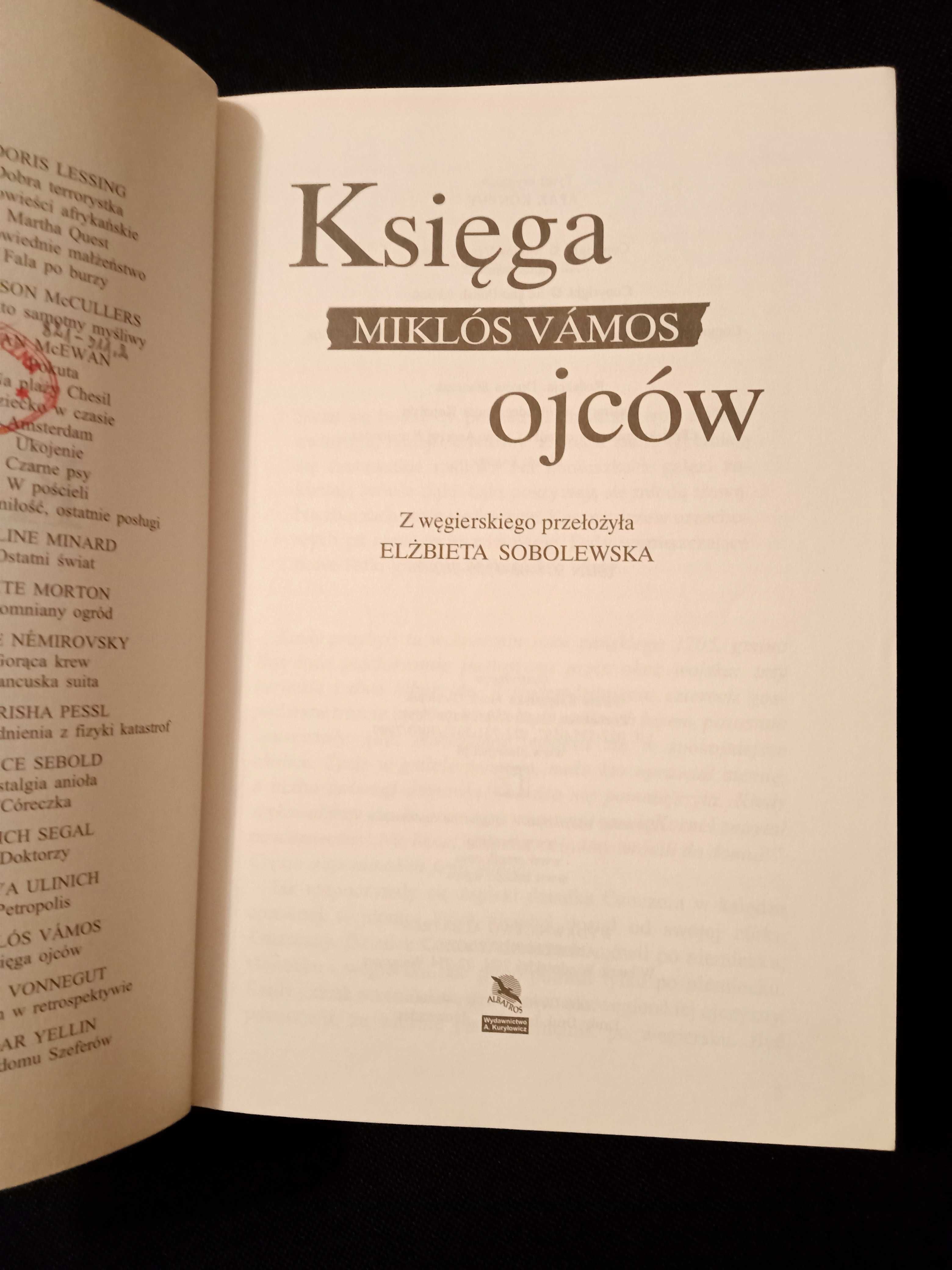 Księga ojców Miklos Vamos