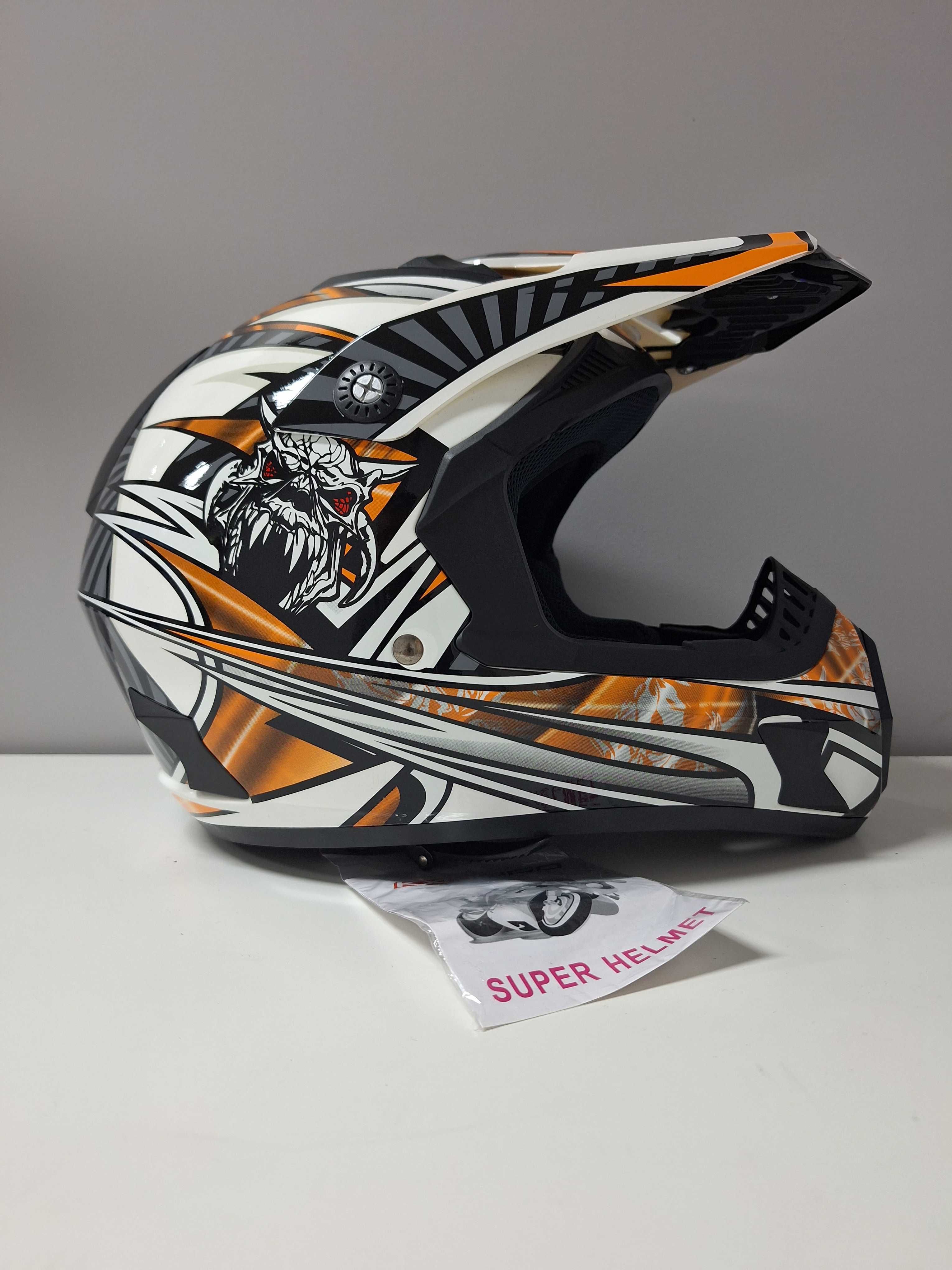 Kask KXD PRO cross, quad, rozmiar M