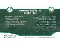 Kompleksowe prace ogrodnicze
Ogrodnik z doświadczeniem