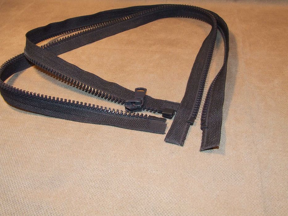 Молния трактор №8/1_бег/темно-синяя/80 см./застежка/застібка/змейка