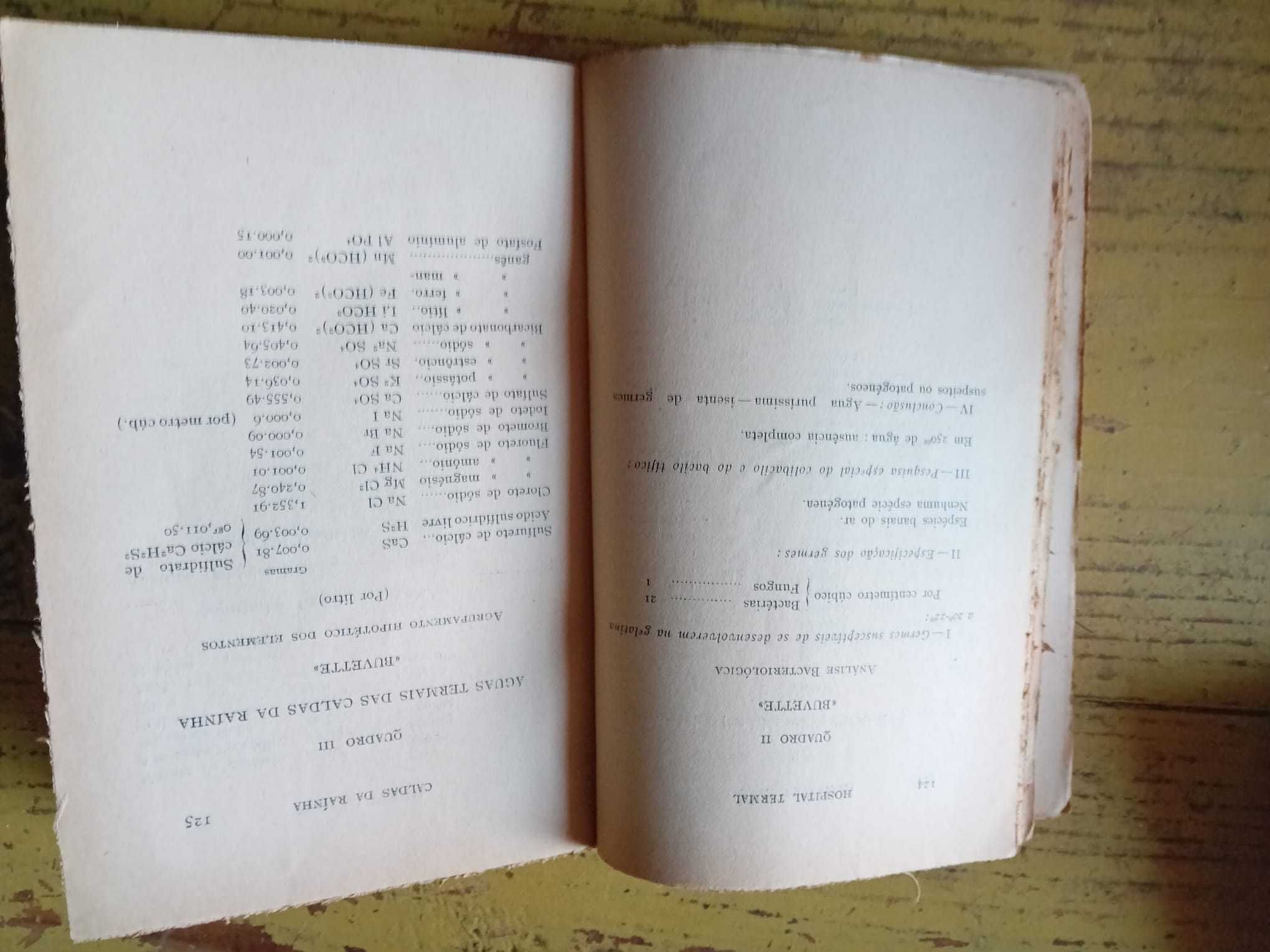 Hospital Termal Caldas da RainhaHistóriaÁguasCuras 1930