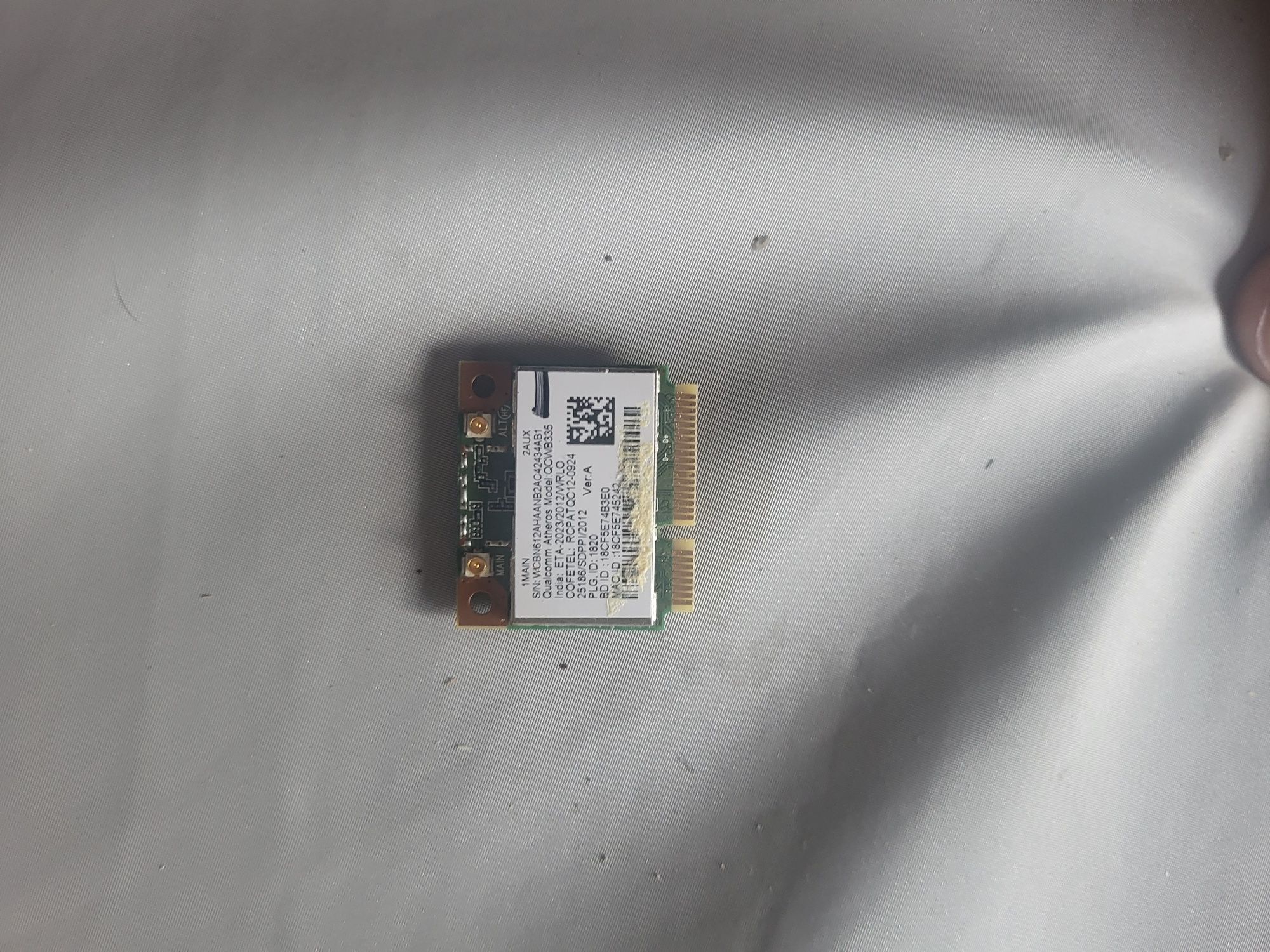 Sprzedam karte sieciową WIFI do Laptopa Acer Packard Bell Z5WGM