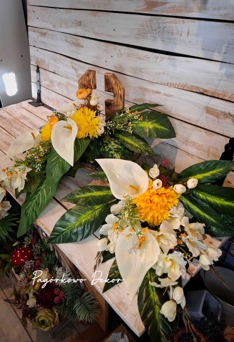 Wiązanki Znicze Chryzantemy