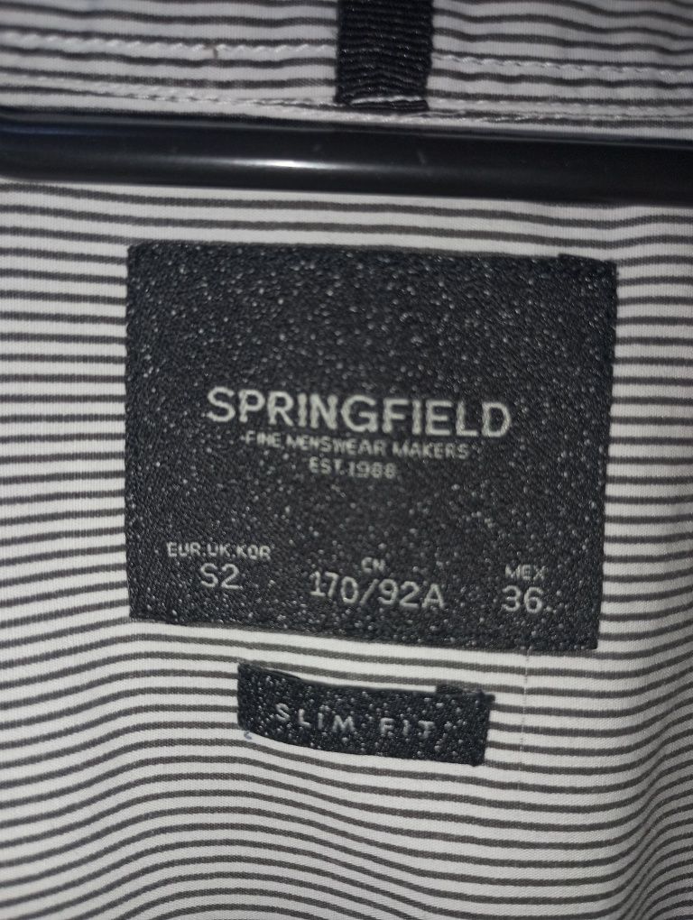 Camisa às riscas Springfield slim fit