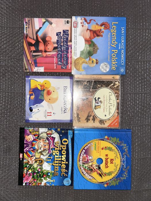 Zestaw 6 plyt cd z bajkami dla dzieci