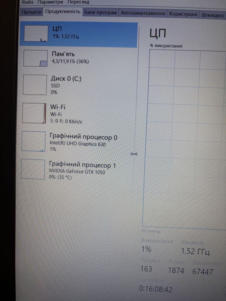 ноутбук Lenovo Ideapad 330-15ich (81FK)/Ram 12gb/gtx1050/ssd 1TB