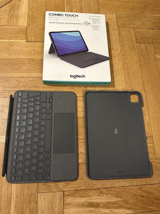 iPad Pro 11 Logitech Combo Touch Etui Klawiatura 1 2 3 4 gen.Nie Folio