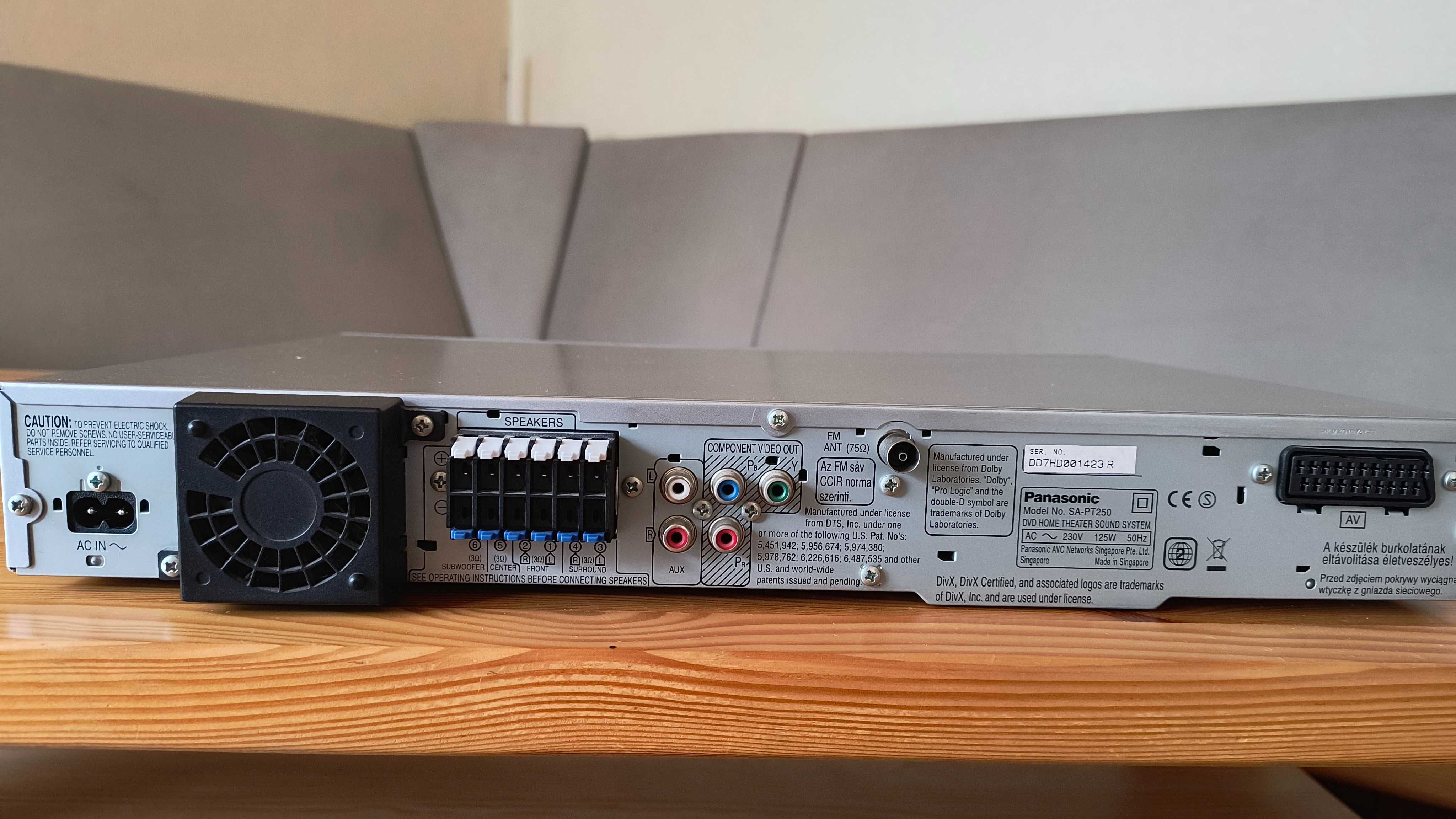 Zestaw kina domowego Panasonic SA-PT250