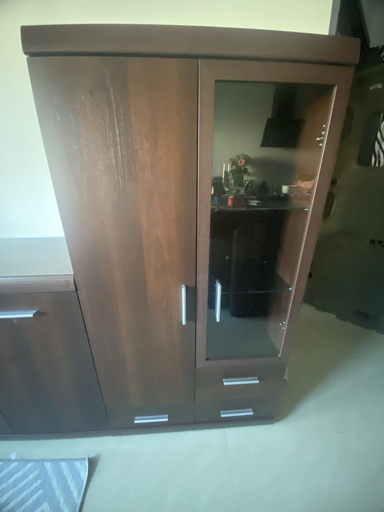 Szafy do salonu, zabudowa scienna