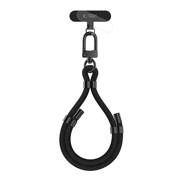 Tech-Protect C4S Rope Wrist Strap Black/Black