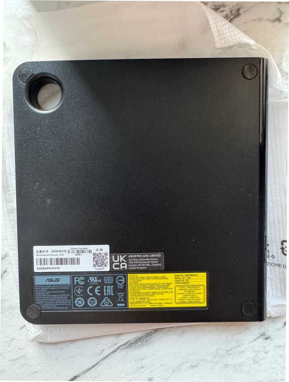 Зовнішній Blu-Ray привід ASUS SBW-06D5H-U