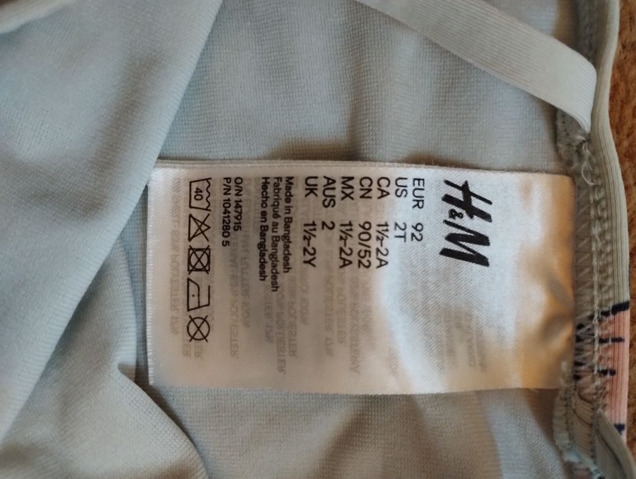Strój kąpielowy dla dziewczynki, rozmiar 92, h&m