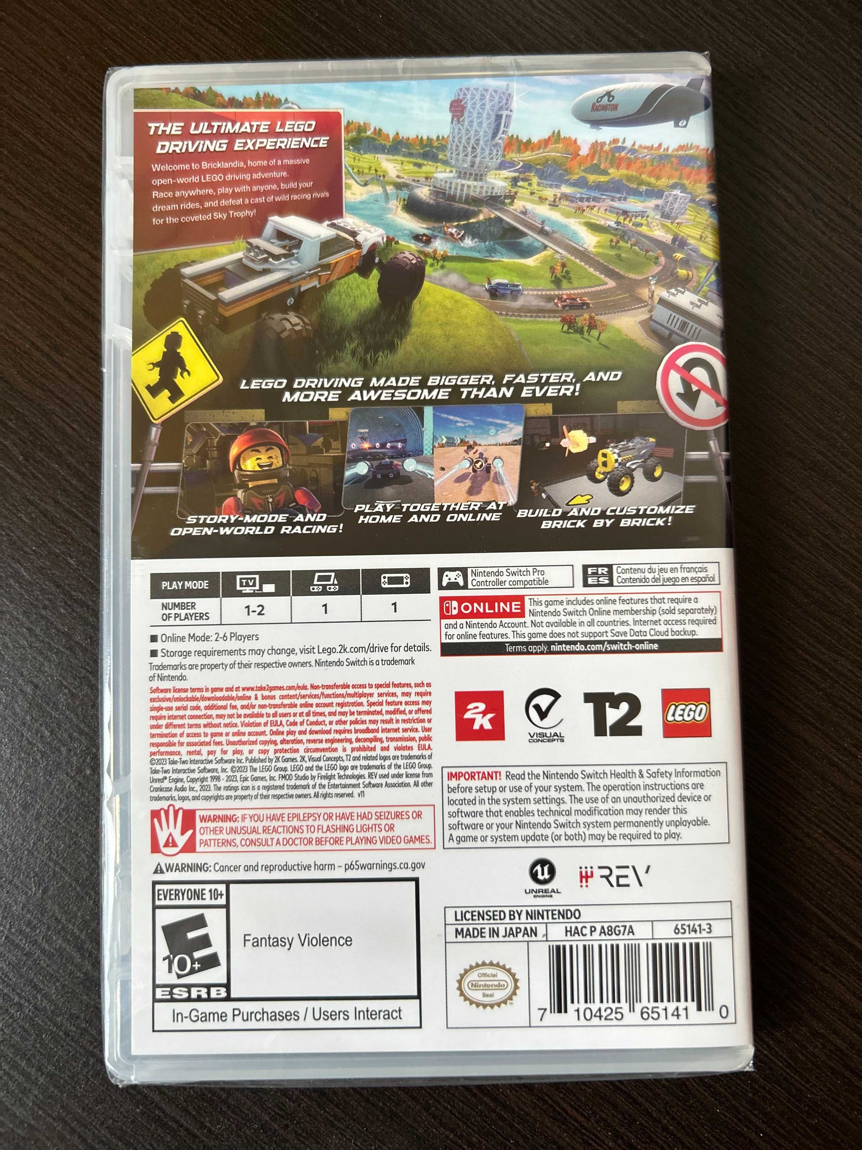 Lego 2K Drive - Nintendo Switch (НОВА)