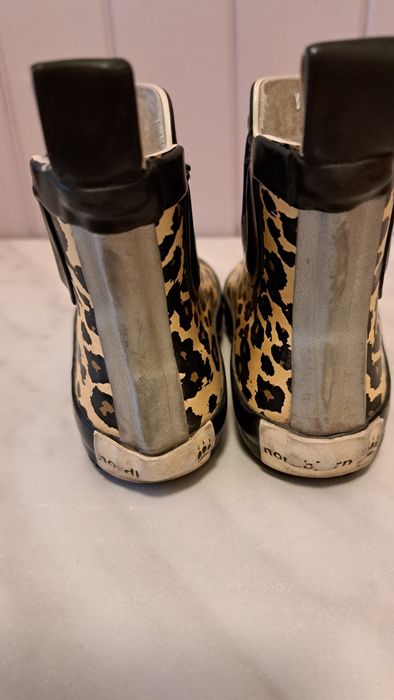 Kalosze w panterkę dla dziewczynki  rozm.22  Nordbjorn