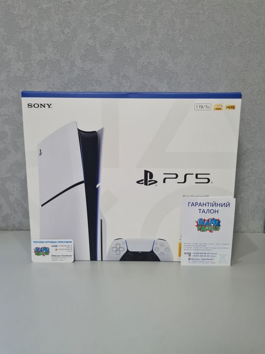 New Sony Playstation 5 Ps5 Slim SSD 1TB Blu-Ray Blu Ray Edition CFI20