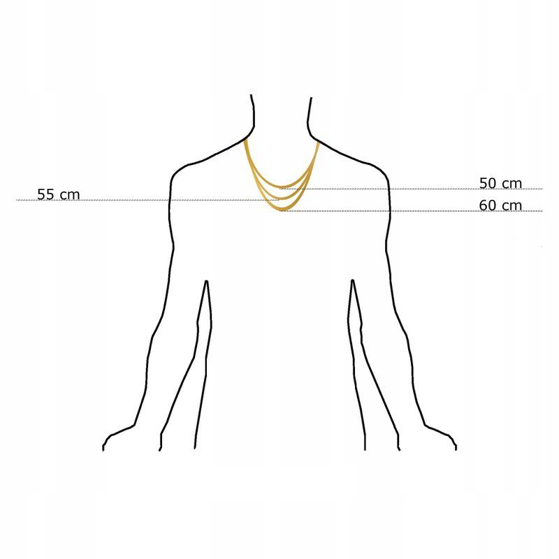 Srebrny Łańcuszek Męski Splot Królewski Z Krzyżykiem 65 cm Próba 925 S