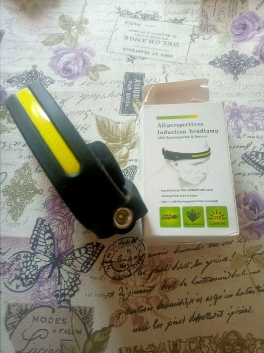 Ліхтар налобний 18650