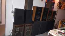 colunas de som Goodmans,Grundig,Sanyo,Pionner..4 e 8 OHMS