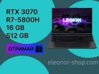 Lenovo Legion 5-17 17ACH6H R7-5800Н/16GB/512GB/Win11H RTX3070  ноутбук