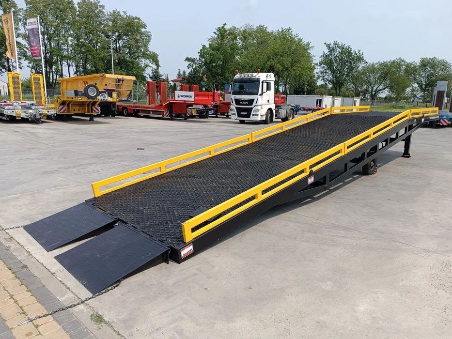 Rampa mobilna 10 T  Zaladunkowa/rozładunkowa, nowe , od reki