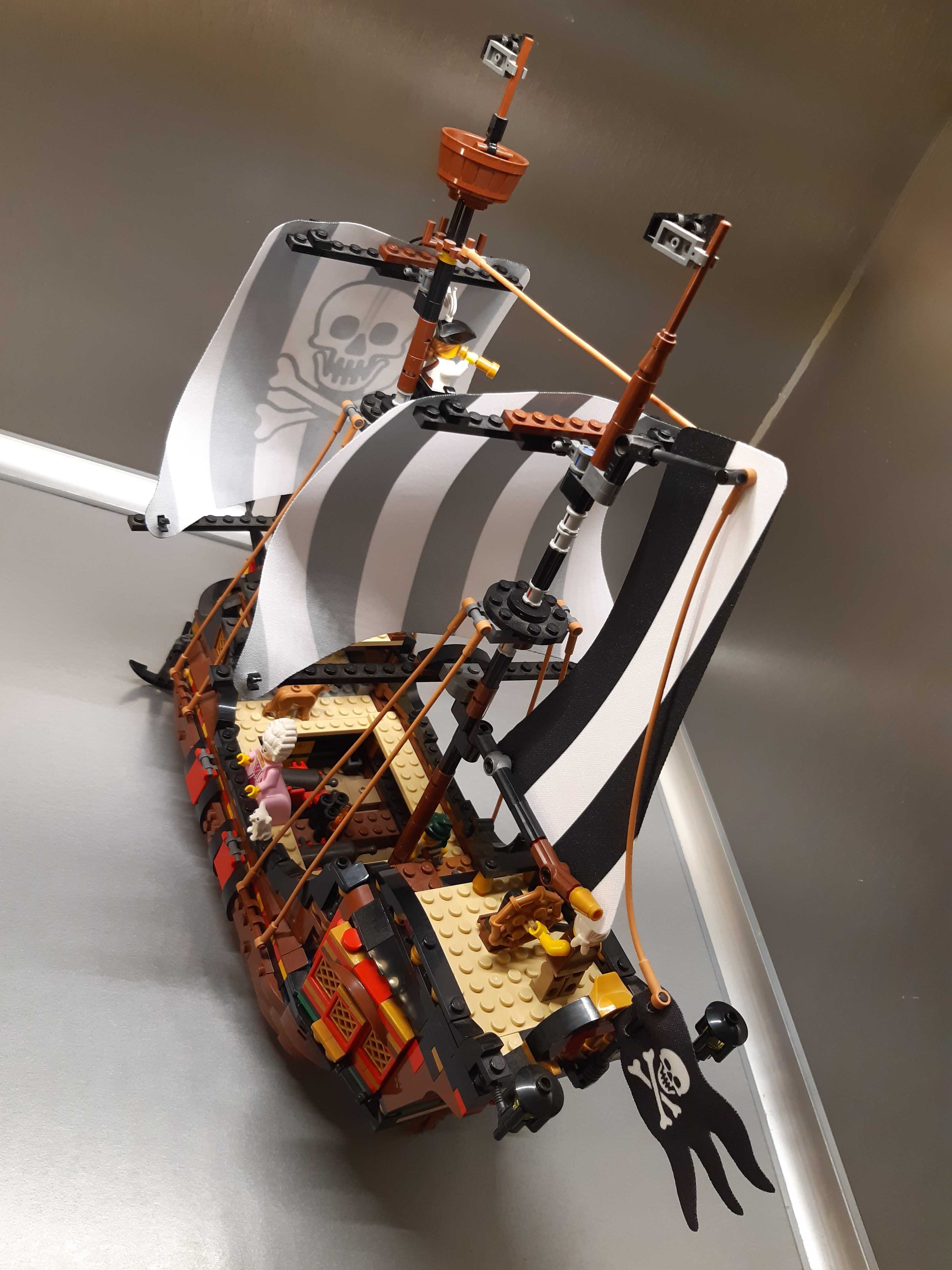NOWE drukowane żagle jak 6286 Schooner do LEGO 31109 Pirates custom