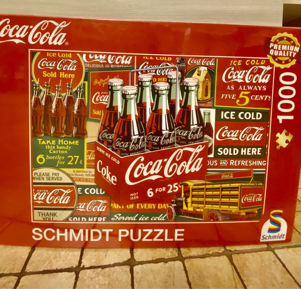 Puzzle Coca Cola Tradycyjne 1000 el nowe