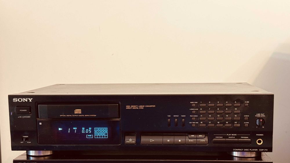 ‼️ Sony CD-плеер CDP-711 — винтажный Hi-Fi, Япония, ЦАП CXD2565M