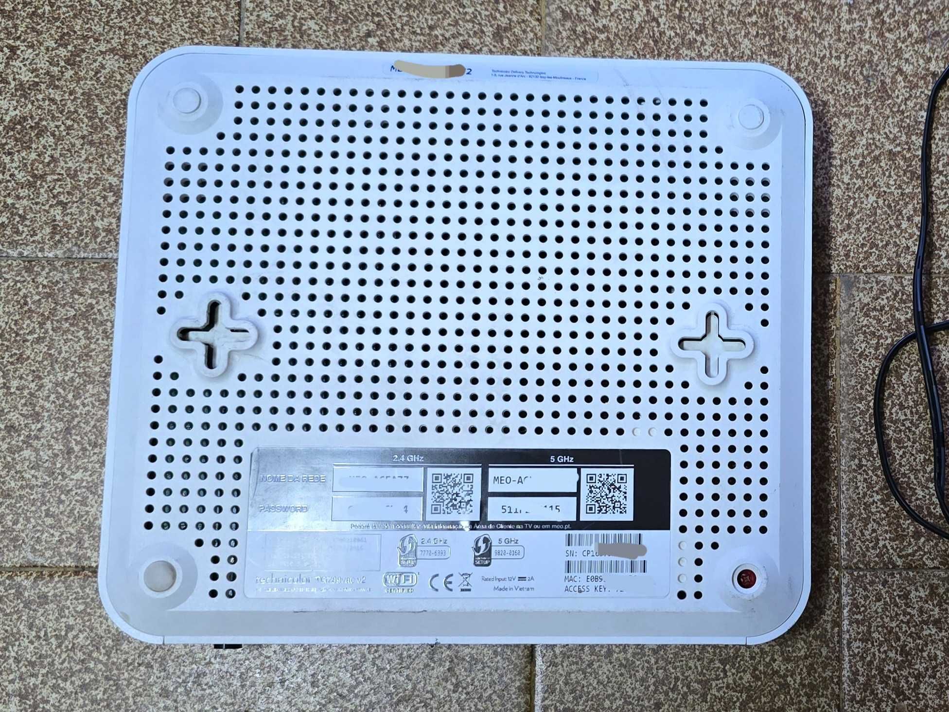 Router WiFi 5 Ghz Meo Fibra TG789VAC  v2