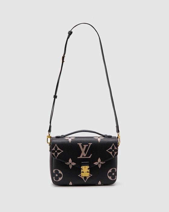 Сумка Louis Vuitton Pochette Métis Black Monogram Empreinte G LUXE