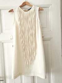 Kremowa sukienka, Zara, S