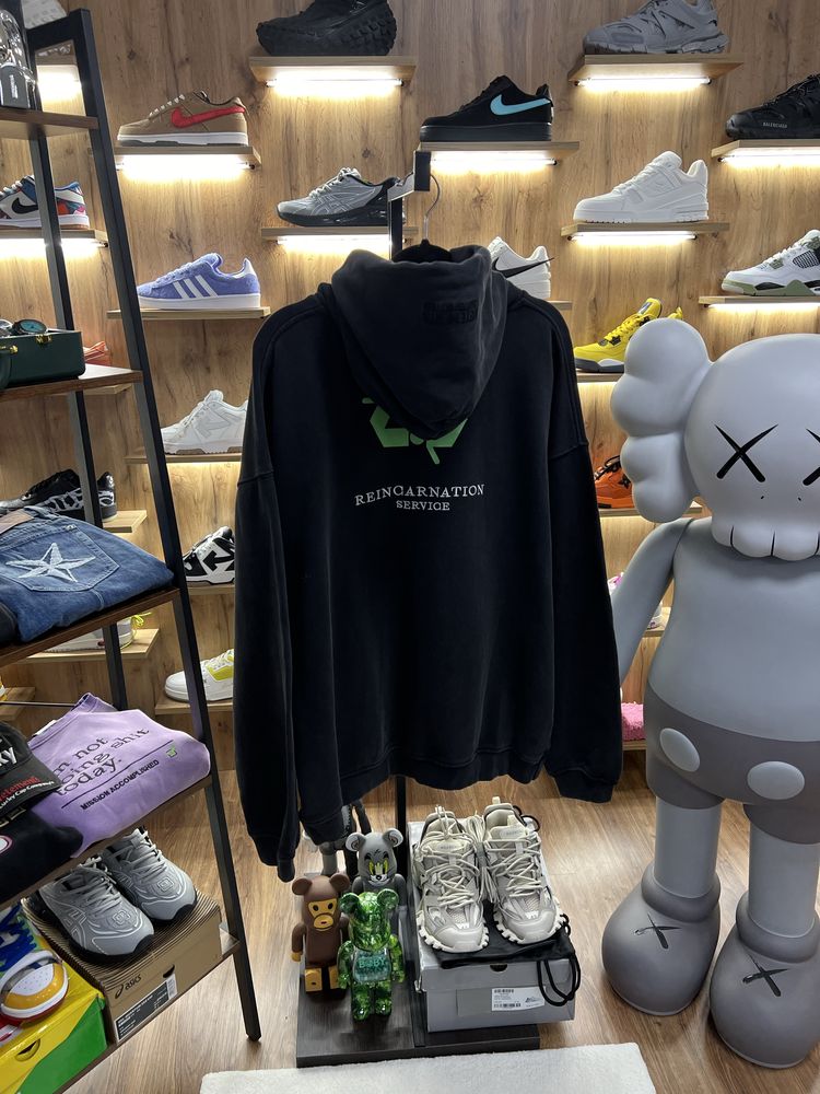 Худі Vetements Not Doing Shit Today Faded Black