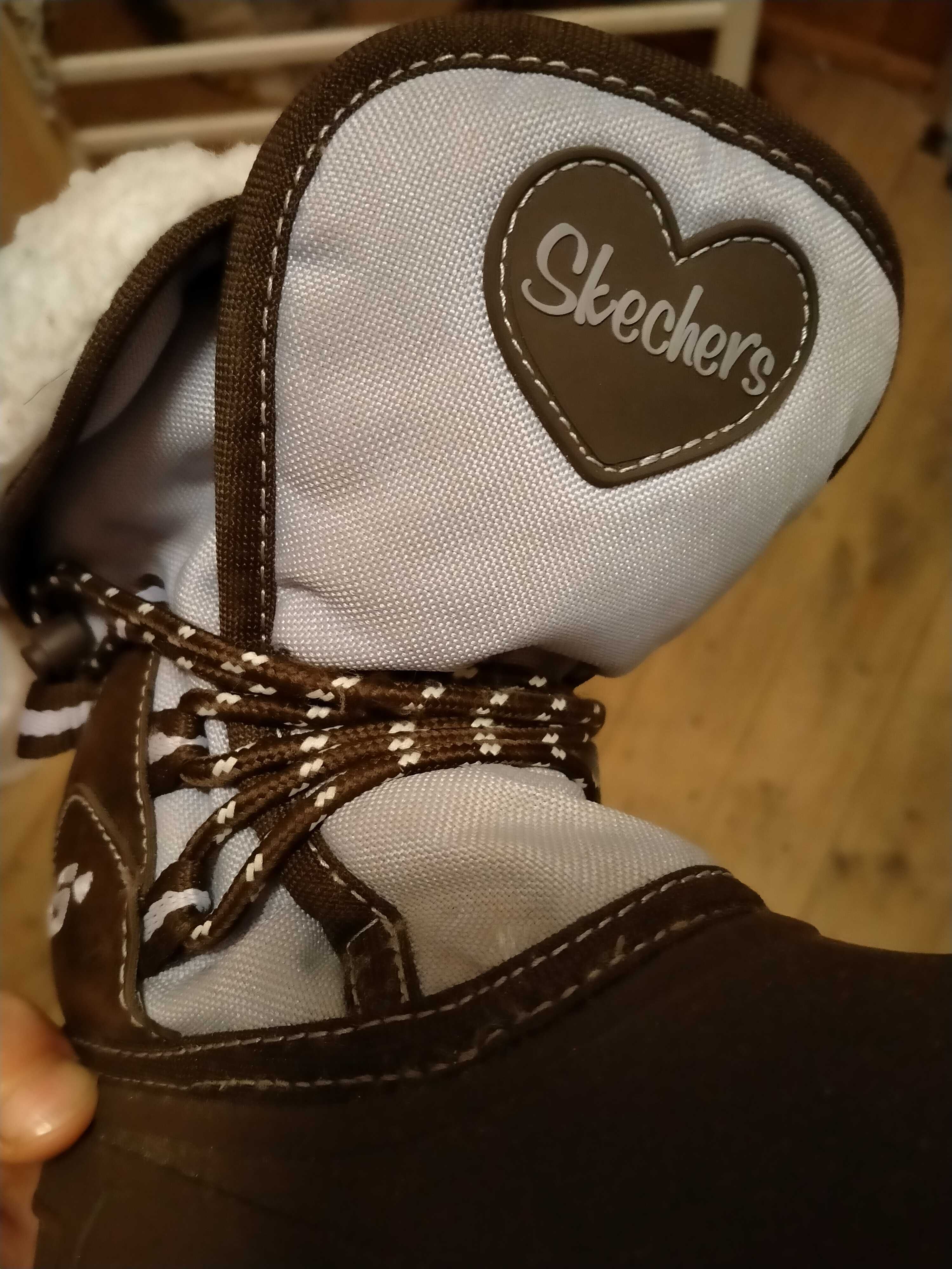 Śniegowce Skechers 28 dla dziewczynki buty zimowe