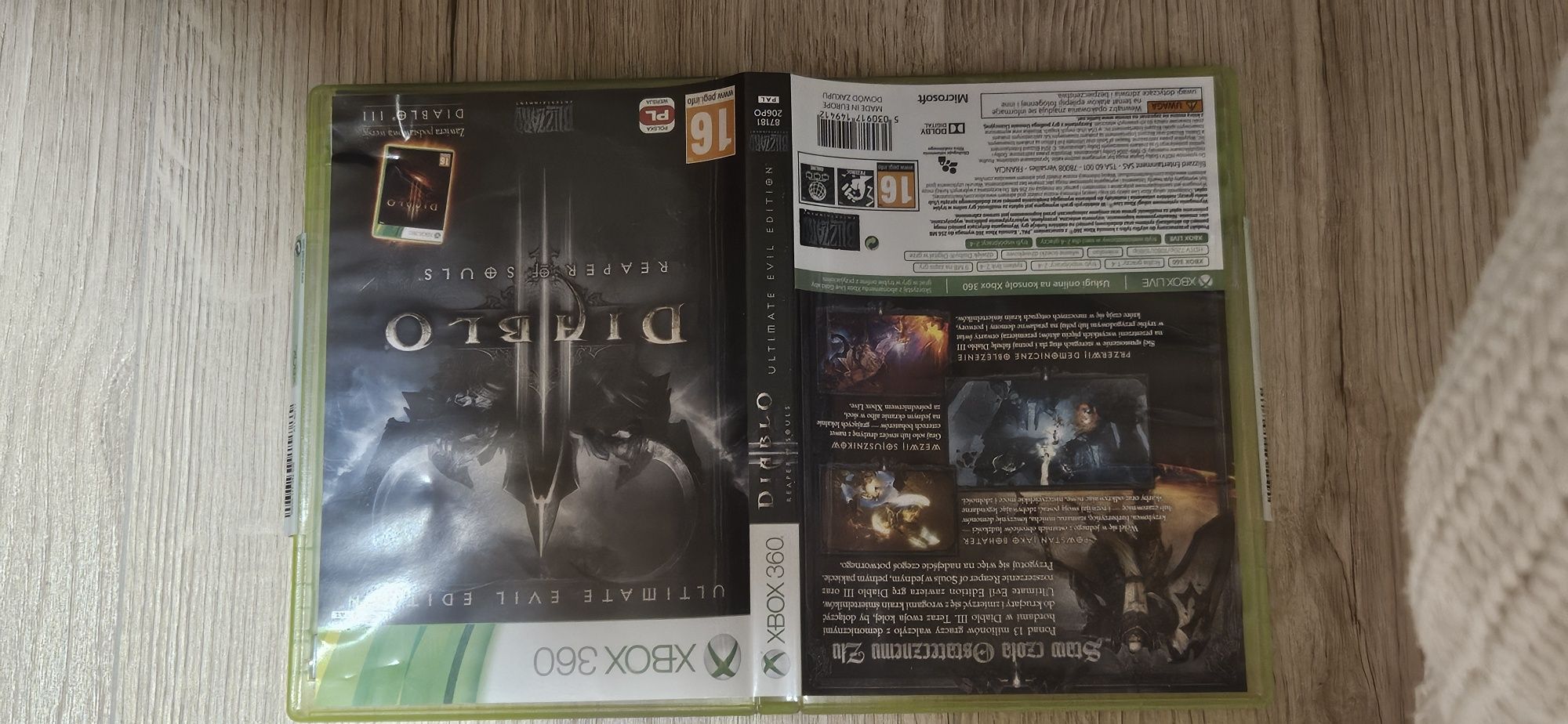 Diablo III Reaper of souls Ultimate Evil Edition Xbox 360
