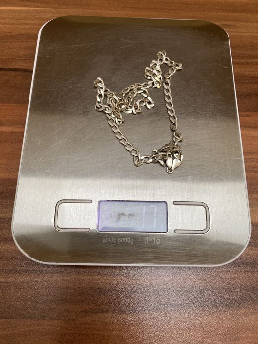 Łańcuszek pancerka 17gr srebro