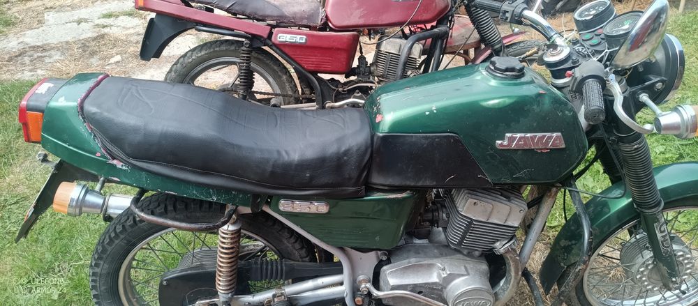 Рама переоформляється зелена ява 638є 634 двигун вилка запчастини інші