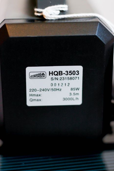 Насос для пруда, водопада, фонтана Euroaqua HQB-3503. 5 насадок, 85 Вт