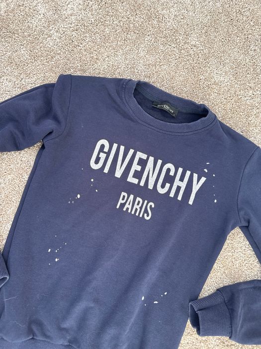 Givenchy Paris bluza granatowa dresowa s
