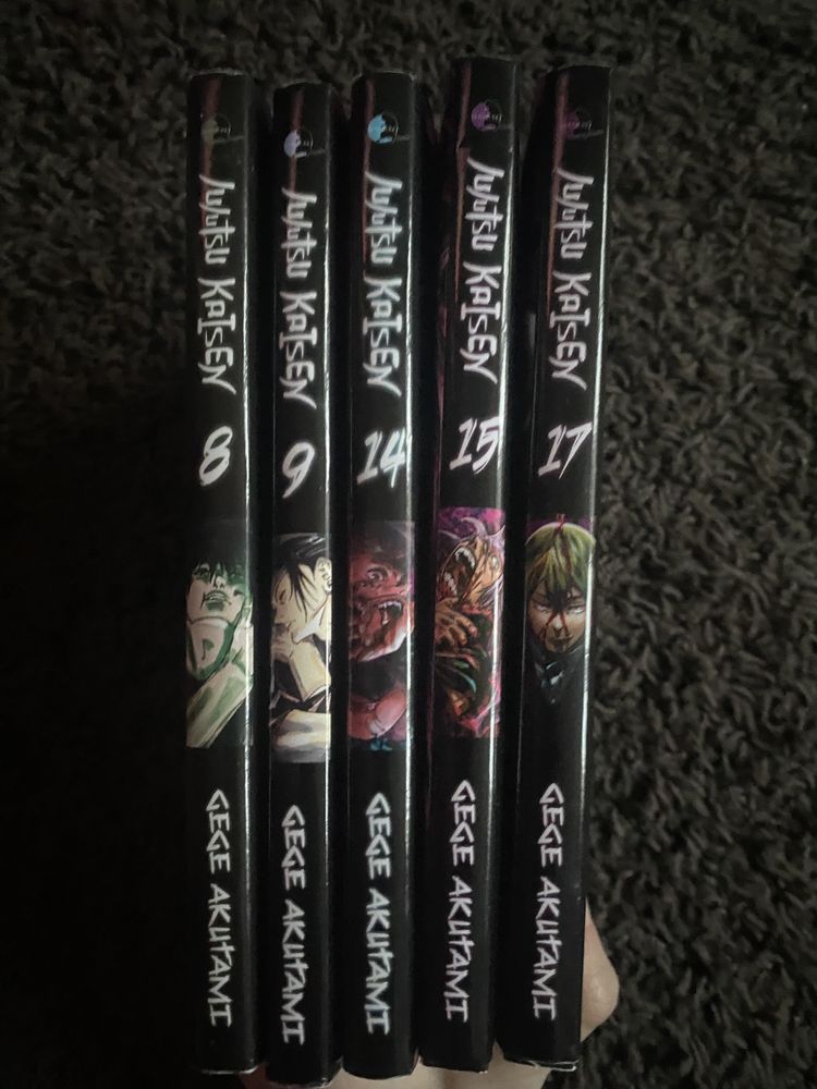 Jujutsu kaisen 8,9,14,15,17