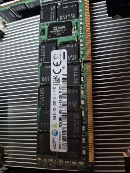 RAM SAMSUNG 16GB 2Rx4 PC3-12800R, M393B2G70QH0-CK0