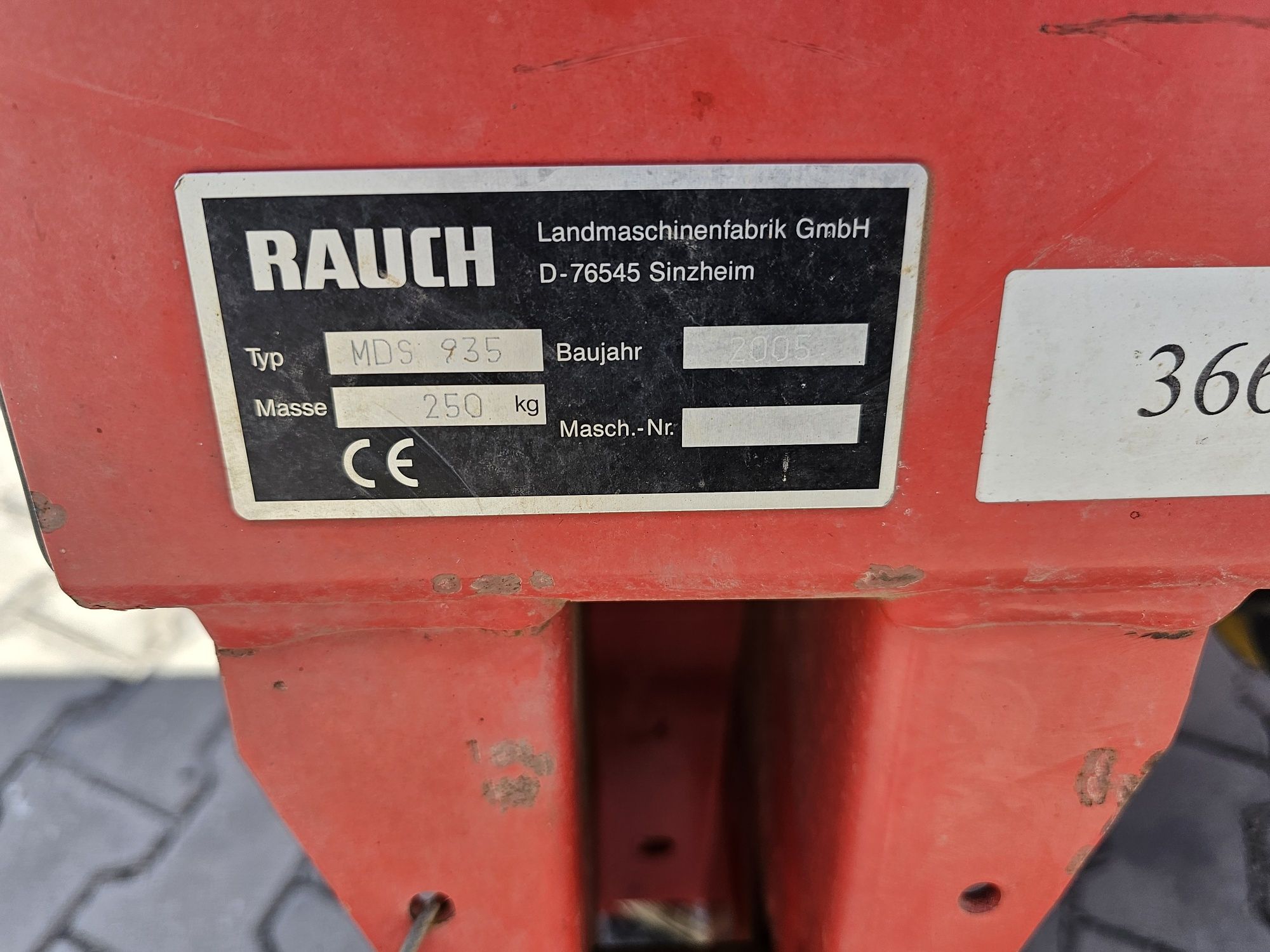 Rozsiewacz Do nawozu RAUCH Mds 935 r