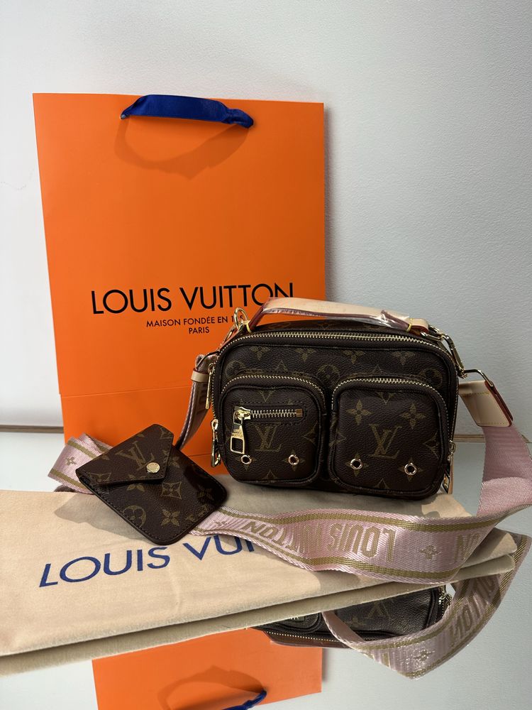 Torebka damska Louis Vuitton Crouise utility monogram listonoszka LV