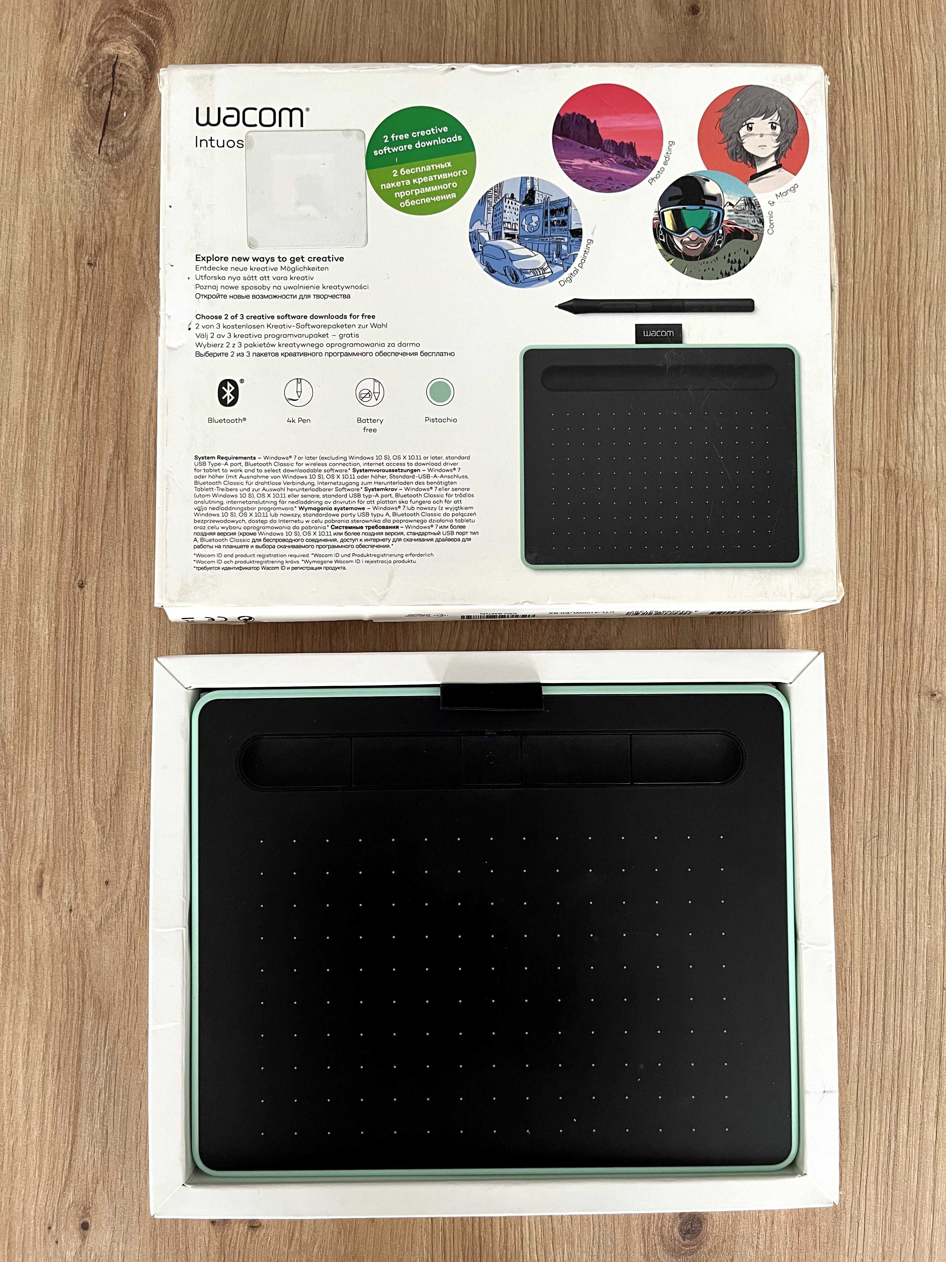 Tablet  graficzny Wacom Intuos S Pistacjowy