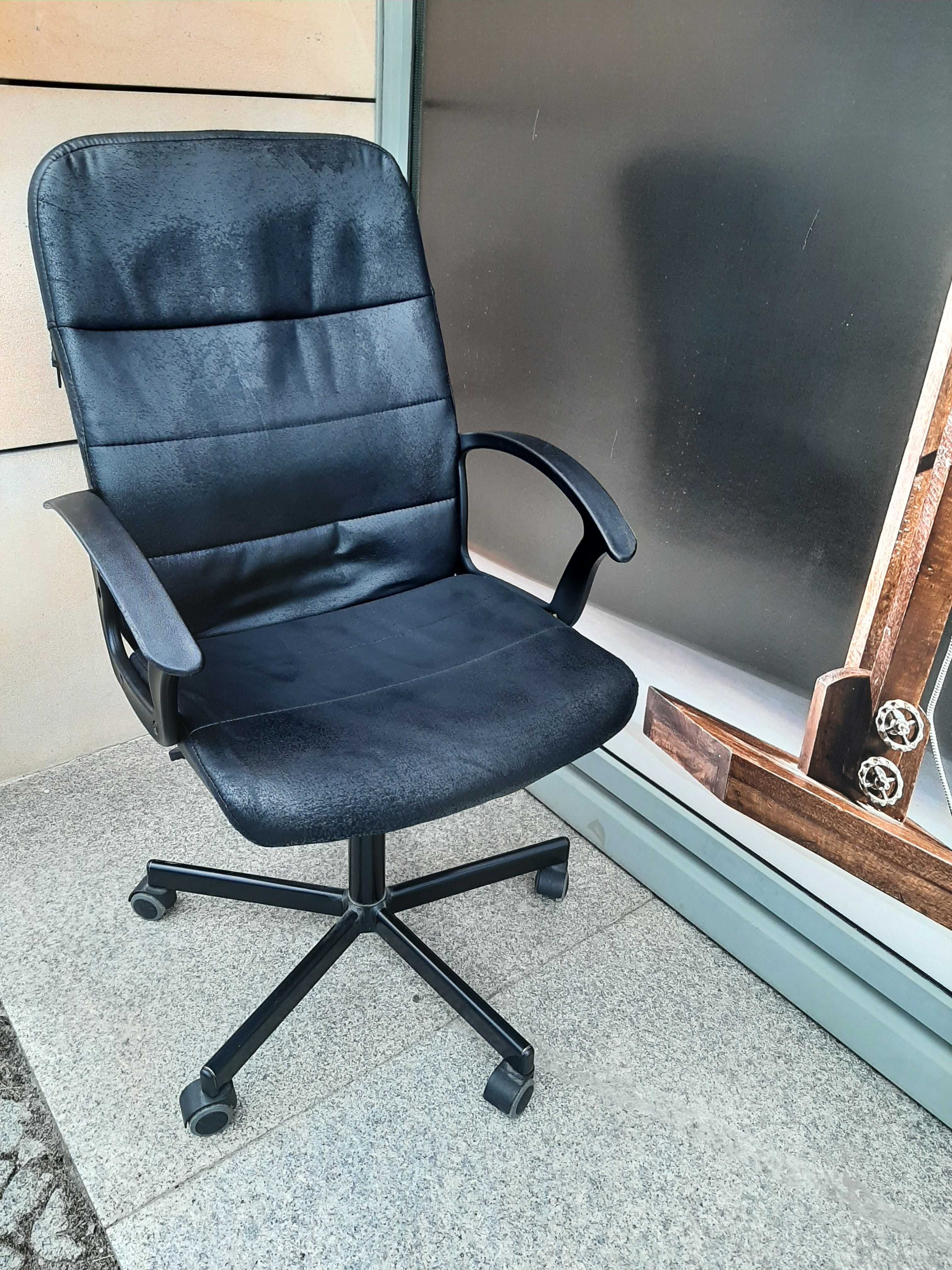 Fotel biurowy obrotowy gracza dziecka nauki biurka Ikea Torcel czarny