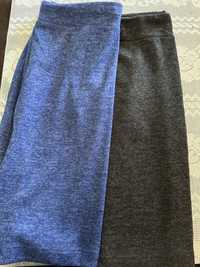 Dwie spódnice ołówkowe, dresowe XL/XXL