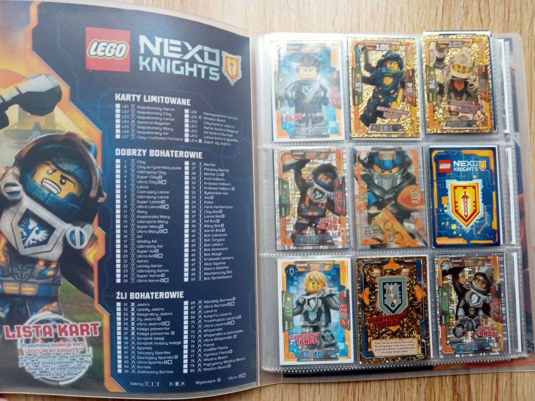 Album kolekcjonerki LEGO nexo/stan bardzo dobry/